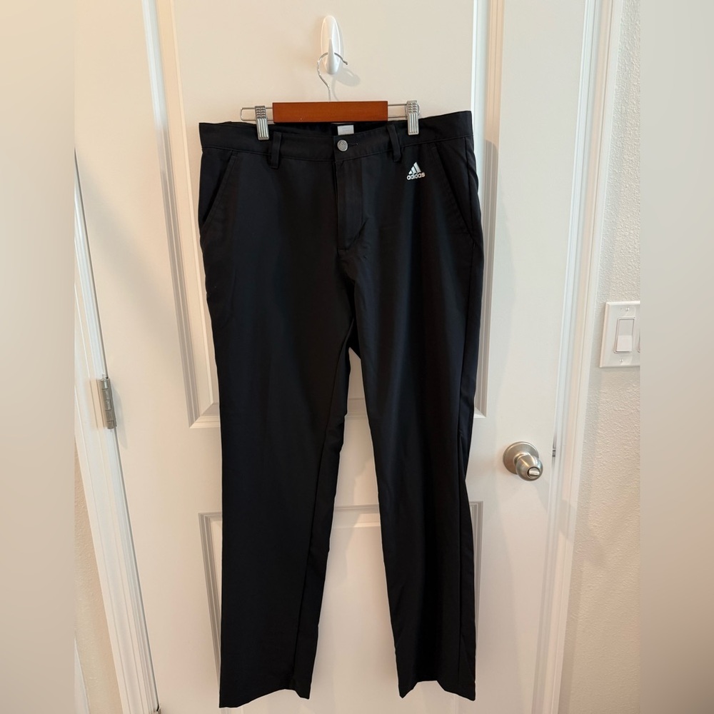 Adidas Men's Black Golf Pants 33x34